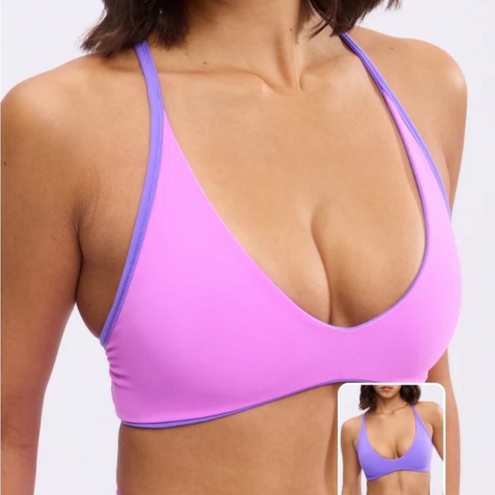 Buffbunny Girlfriend Reversible Sports Bra Party Purple / Pop Rocks